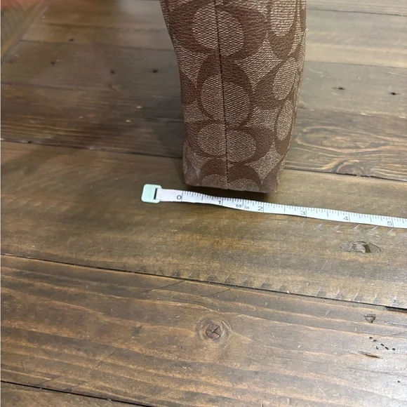 Coach Signature File Crossbody Bag with Bright Orange Trim - Picture 12 of 12